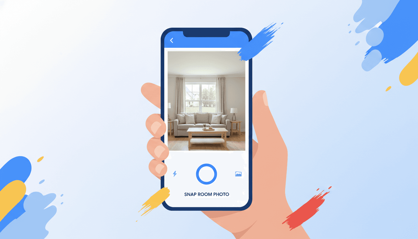 Screen showing Camera UI with Countdown